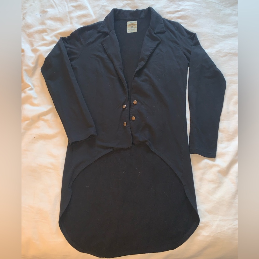 High low Jersey Jacket